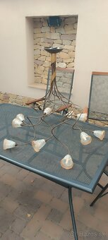 Stropná lampa, 10-ramenná - 2