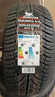 205/45 R16 celoročné pneumatiky rok výroby DOT 2025 - 2