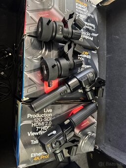 Predam BlackMagic4k kamery studio 2x PRO+1x Plus a objektivy - 2