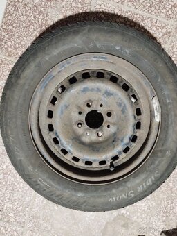 Predám plechové disky so zimnými pneumatikami - 2