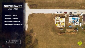 Stavebný pozemok Liešťany 571 m2 so stavebným povolením - 2