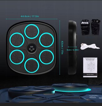 Hudobny boxer s bluetooth a rukavicami - 2