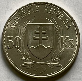 Slovenská Republika 50 korún TISO 1944 Ag - 2