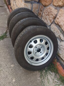 Disk 6,0Jx14" H2 OE 1H0601025P + pneu Continental 165/70R14 - 2