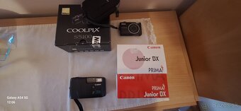 Coolpix S5100  Canon Junior DX Prima - 2