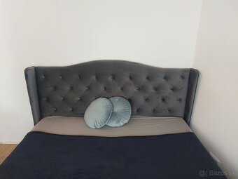 čalúnená manželská posteľ - 2