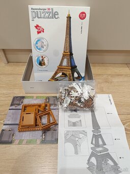 Puzzle 3D Ravensburger 3D Eiffelova veža - 2