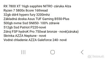 Herny pc Rx 7800xt - 2