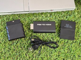 Sony Playstation 2, 32MB karta, 4 hry, (GTA, NFS, FIFA...) - 2