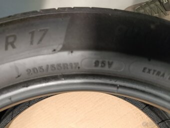 Predám letné pneumatiky MICHELIN 205/55/17 95V - 2