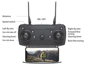 Nový wifi dron s kamerou a online prenosom obrazu - 2