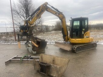 Caterpillar 305,5 E2 CR + rotator Engcon - 2