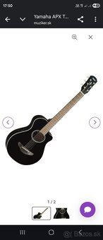 Predám Elektroakustická gitaru značky, Yamaha - 2