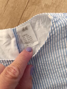 Krásne HM šaty, veľ. 80 - 2