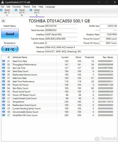 HDD Toshiba 500 GB 3,5" - 2