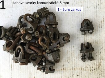 Lanové a otočné svorky rôzne druhy ČSSR - 2