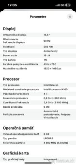 Lenovo IdeaPad Slim 3 15IAN8 Abyss Blue (v záruke) - 2