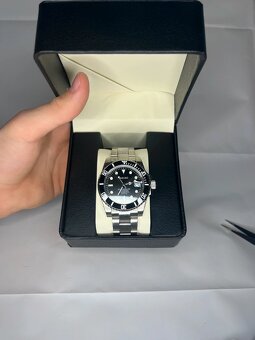Seiko mod submariner date black - 2