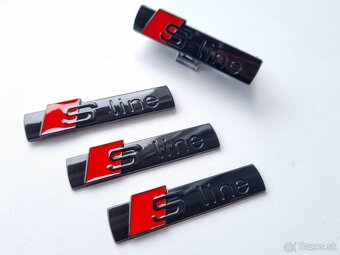 Sline napisy AUDI S line plaketky - 2