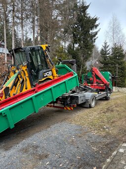 Mercedes 15T HÁKOVÝ NOSIČ KONTAJNEROV HYDRAULICKÁ RUKA - 2