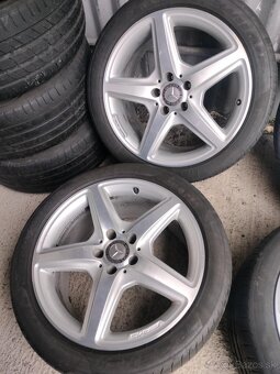 4ks alu disky MB AMG 5x112 R18 pneu dvojrozmer - 2