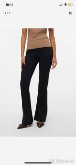 Elegantne čierne nohavice - 2