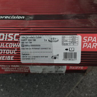 Darujem predné kotúče na Ford connect - 2