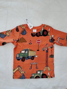 2x tričko s dlhým rukávom Lindex veľ.92 - 2