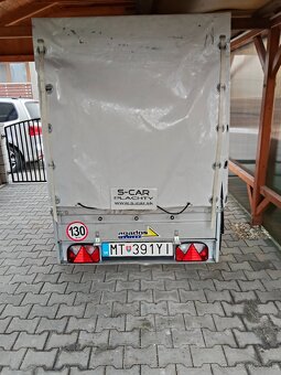 privesny vozik s plachtov - 2