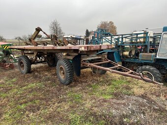 Predám vlečku 7/8t a podmietací pluh - 2