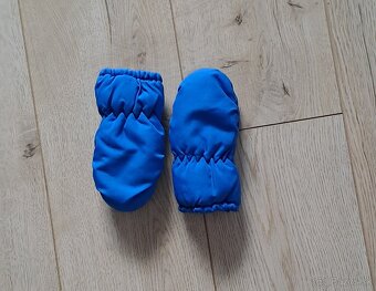 Modré rukavičky pre najmenších od 6-24mes. - 2