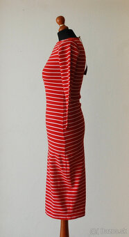 Pruhované midi šaty Timeout veľ-XS/S - 2