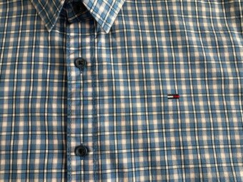 Pánska košeľa-krátky rukáv Tommy HILFIGER - L - 2