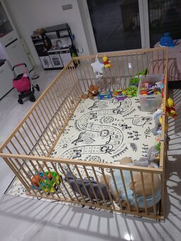 Detská drevená ohrádka - 2