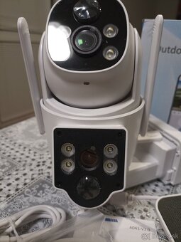 Solárna bezpečnostná wifi kamera, nová - 2