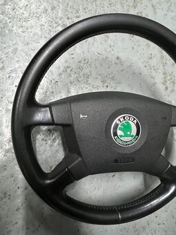 skoda fabia 1 kozeny volant - 2