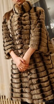 dámsky kožuch "činčila" - 2