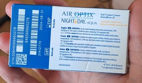 Kontaktné šošovky Air optix -3 dioptrie - 2