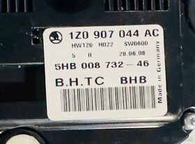 1Z0907044AC panel klimatizácie, ovládač Skoda Octavia 2 - 2
