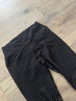 Damske elasticke push up leginy na cvicenie, vel. M - 2