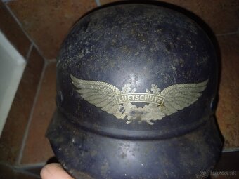 Predám Nemecku prilbu z WWII luftschutz - 2
