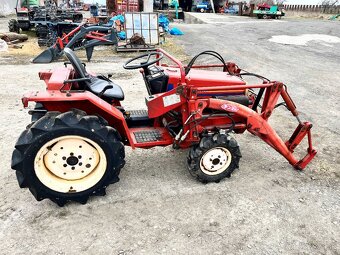 Malotraktor YANMAR 16 s rotavátorom a nakladačom - 2