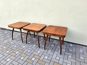 Konferenční stolky Halabala "pavouk" po renovaci - 2