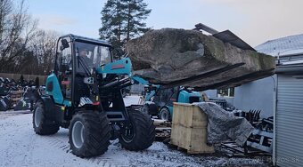 nakladač, kloubák, motor 50 Hp Kubota, 4 válce, - 2