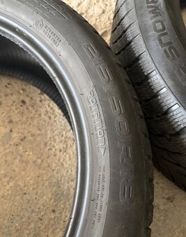 Predám 4ks zimné pneu Nokian Snowproof 215/50 r18 - 2