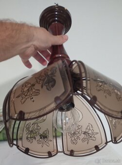 Sklenená lampa luster - 2