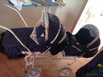 kočík pre dvojicky retro Knokin - 2