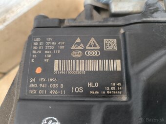 Ľavé Full Led Svetlo AUDI A8 D4 pofacelift - 2