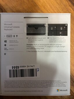 Microsoft Skladacia Klávesnica - 2