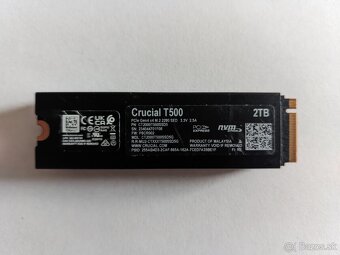 Crucial T500 2TB Heatsink, M.2 2280, NVMe - 2